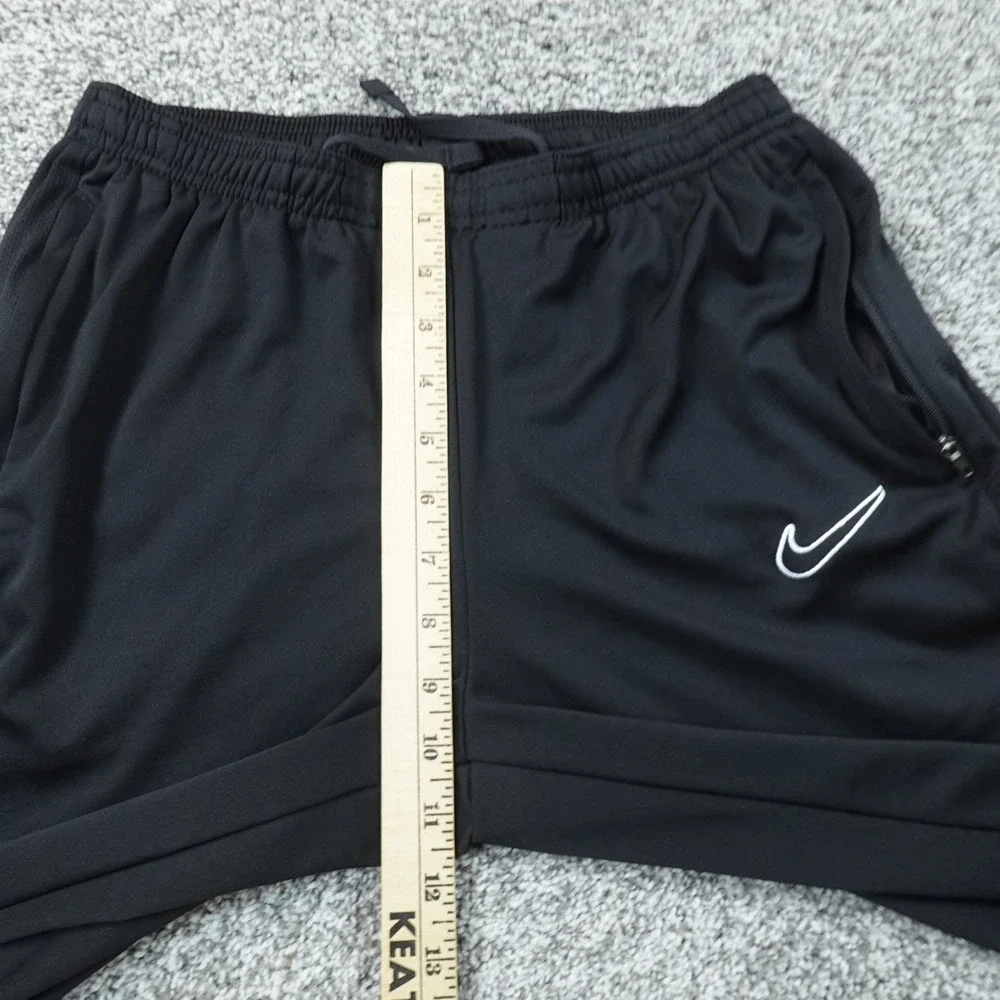 Nike Pants Womens S Black Swoosh Dri Fit Drawstring Soccer Jogger Sweatpants Gym